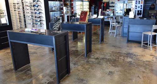 Custom Built Metal Furniture For Specs Eyeware