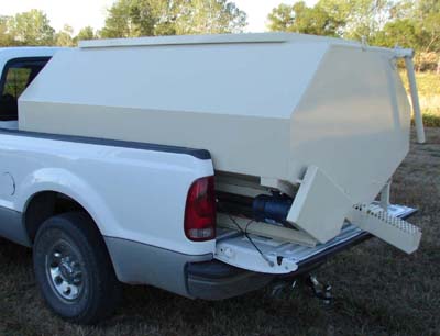 Agricultural Electric Feeder Transported By Pickup