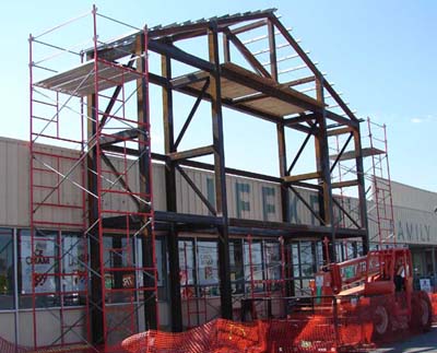 Facial Steel Structure Leakers Grocery Store